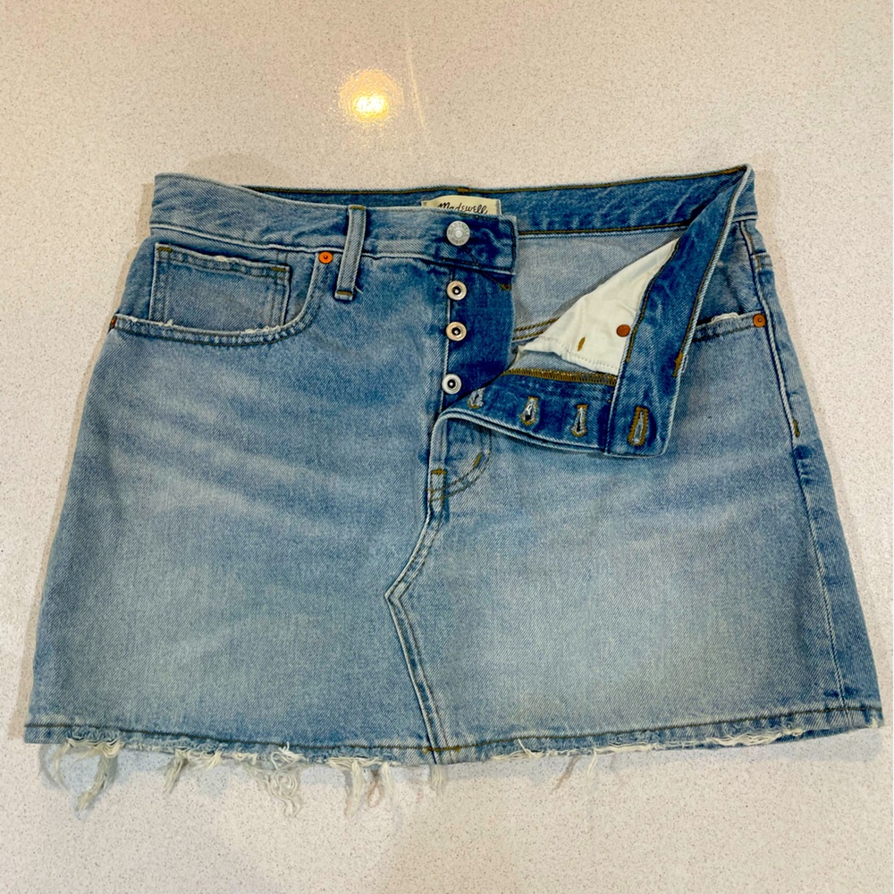 Denim Mini Skirt